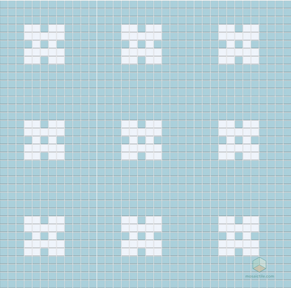 Plinth - Modern Craftsman Square Porcelain Tile Pattern