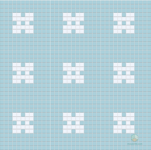Plinth - Modern Craftsman Square Porcelain Tile Pattern