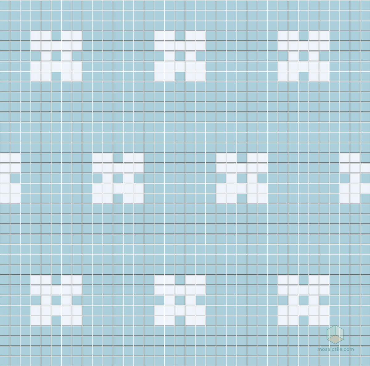 Plinth | Modern Craftsman Square Porcelain Tile Pattern