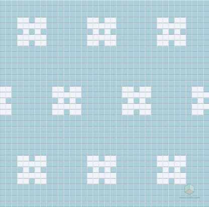 Plinth | Modern Craftsman Square Porcelain Tile Pattern