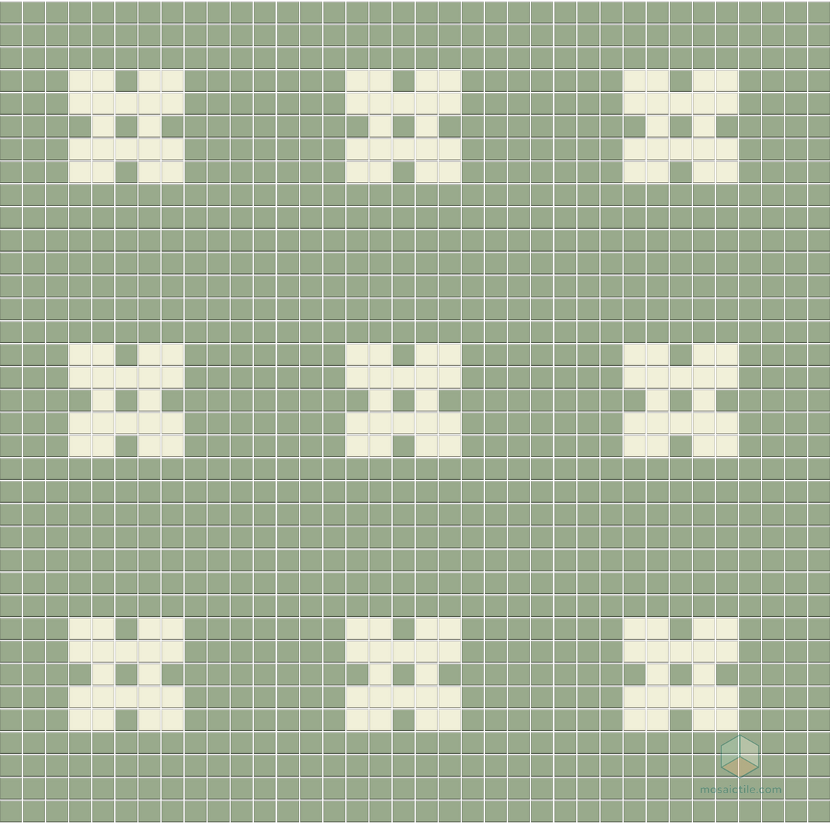 Plinth | Modern Craftsman Square Porcelain Tile Pattern
