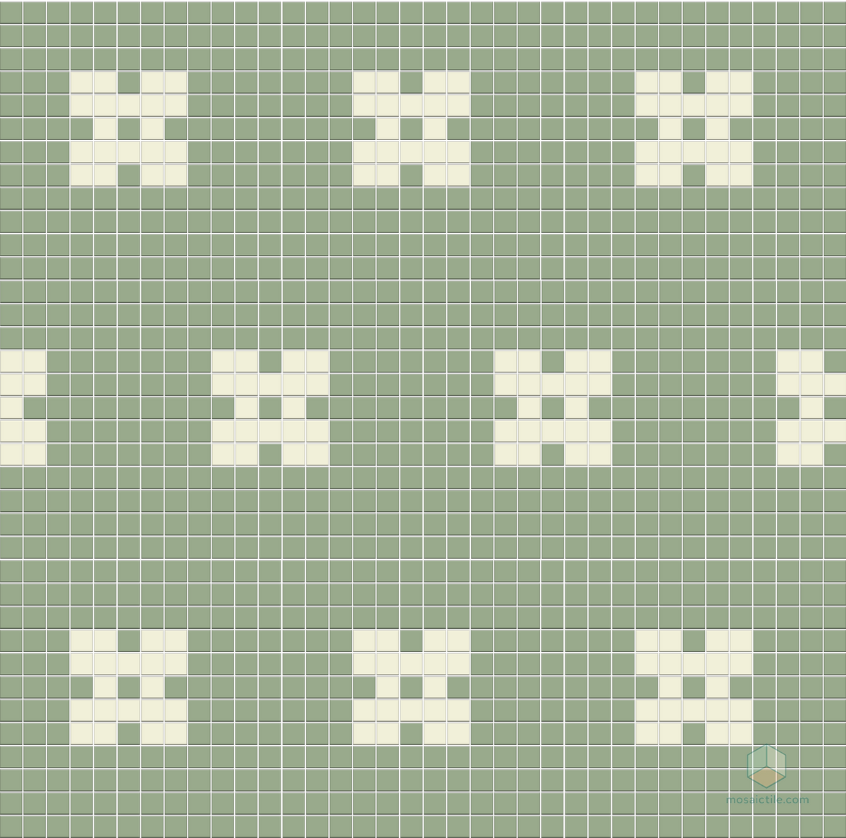 Plinth | Modern Craftsman Square Porcelain Tile Pattern