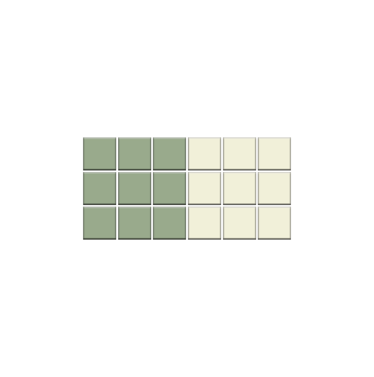 Plinth | Modern Craftsman Square Porcelain Tile Pattern