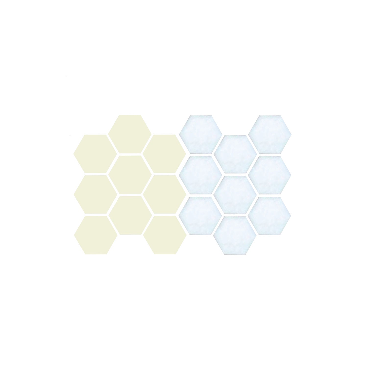 Tile in Pinnacle hexagon style Sample Color