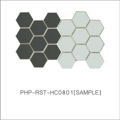Unglazed Rosette | Pinnacle Hexagon Pattern