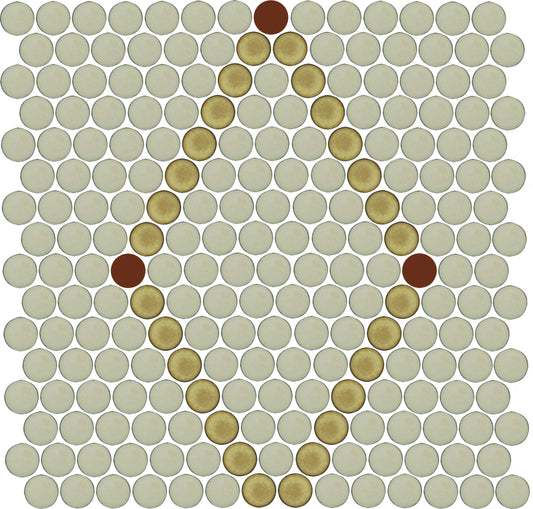 Diamant Pinnacle Penny Round Pattern, Custom