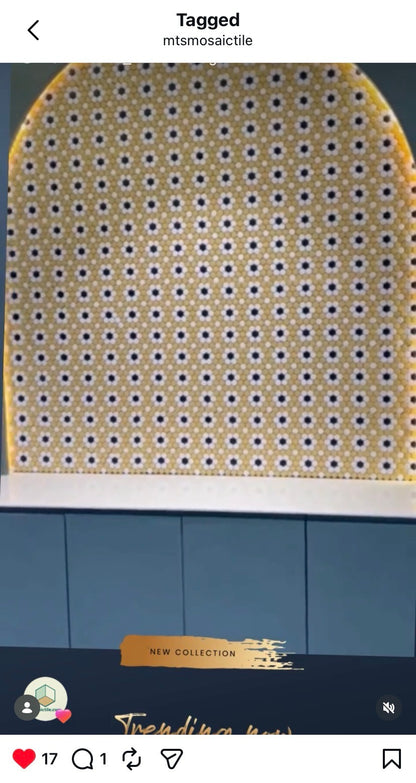 Rosette and Dot | Pinnacle Hexagon Patterns