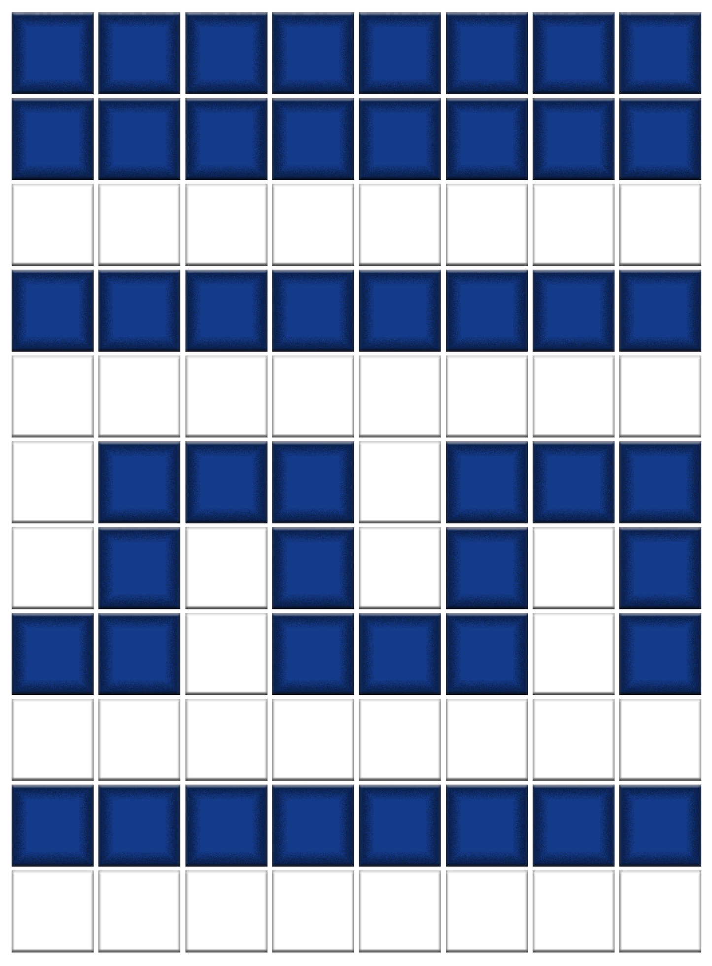 Greek Key Step Out Border | Retro Block | Porcelain