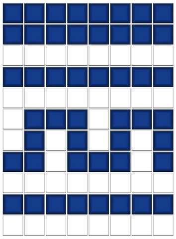 Greek Key Step Out Border | Retro Block | Porcelain