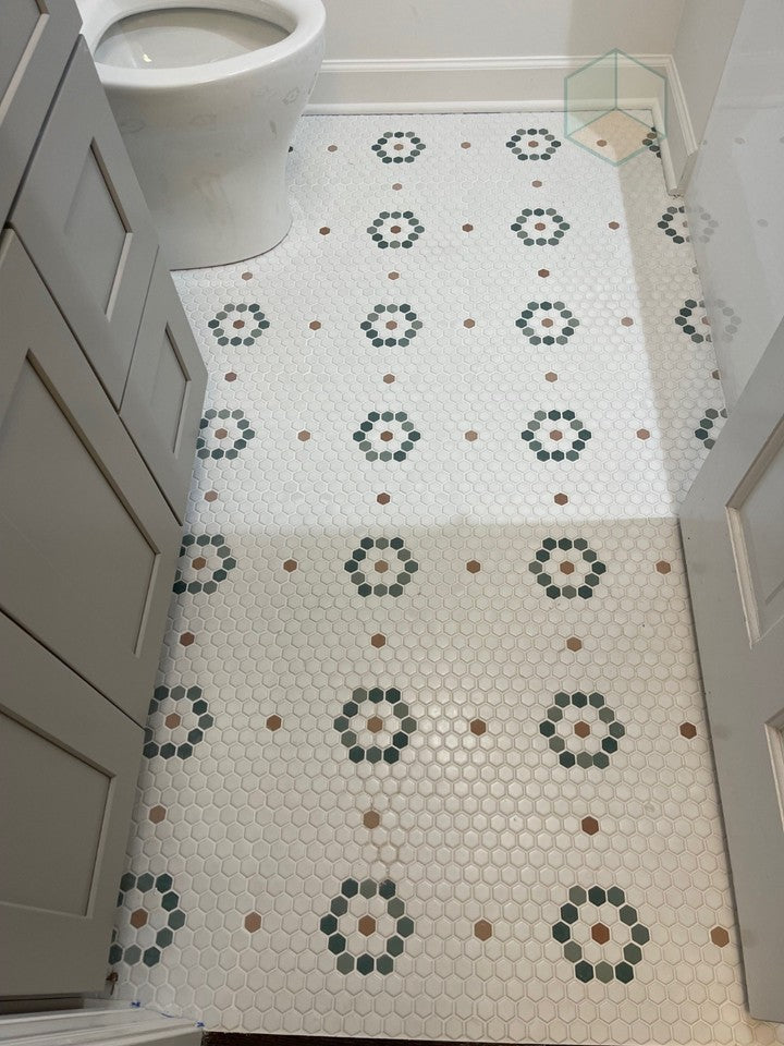 Shangri La Hexagon Tile | Pinnacle Patterns