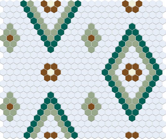 Victoria’s Veil 4 pc. | Pinnacle Hexagon Patterns