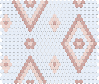 Victoria’s Veil 4 pc. | Pinnacle Hexagon Patterns