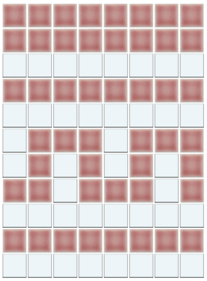 Greek Key Step Out Border | Retro Block | Porcelain