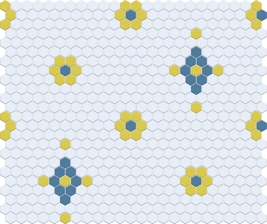 Mountain View 4 pc. | Pinnacle Hexagon Patterns