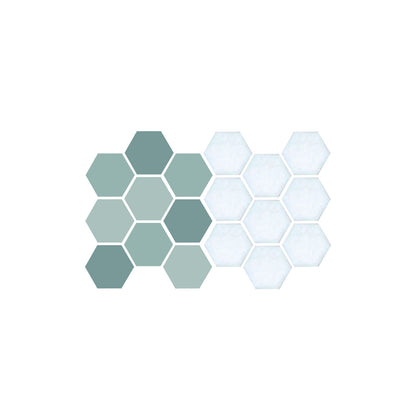 Pinnacle Hexagon Patterns Sample Color