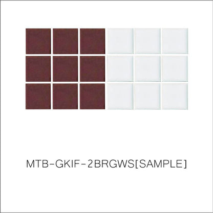 Burgandy and white sample colors