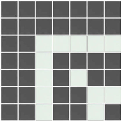 Codex Border | 1 x 1 Unglazed Porcelain | Pinnacle Square Border