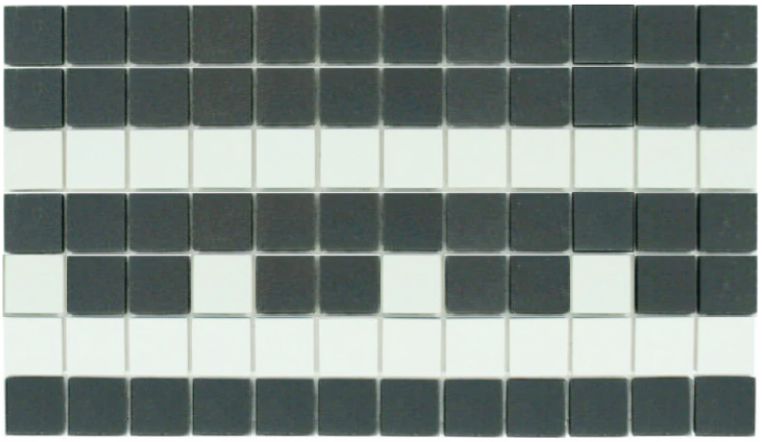 Codex Border | 1 x 1 Unglazed Porcelain | Pinnacle Square Border