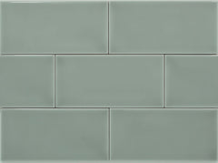 Lyric Artisan | Glazed Edge (3" x 6" Corner) Subway Finishing Tile 1