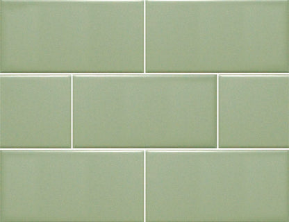 Laurel Green Lyric NOW | 3x6 Tile | Ceramic Subway Tile