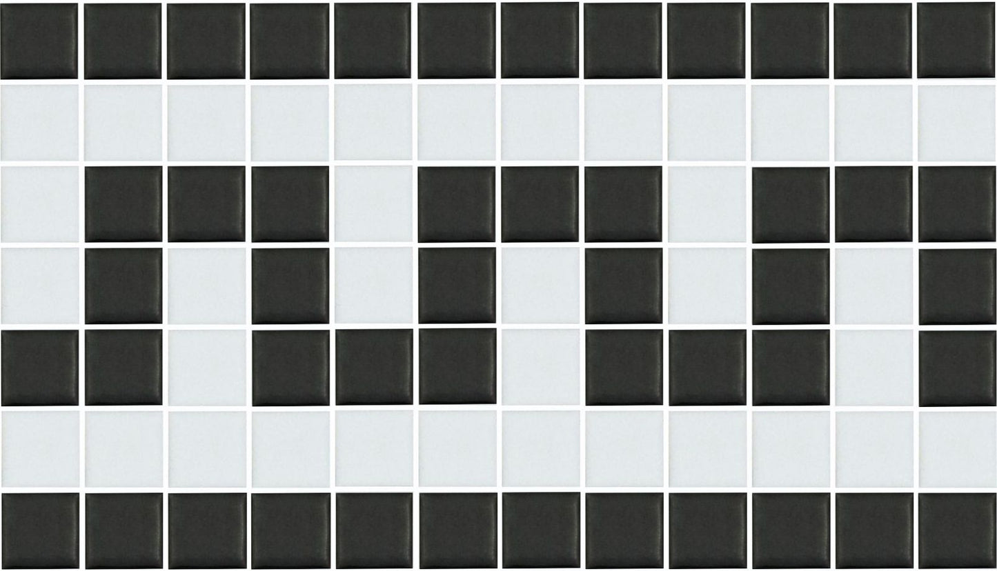 Greek Key Step | Mosaic Tile Border | Lyric Retro Glazed Block Porcelain Tile