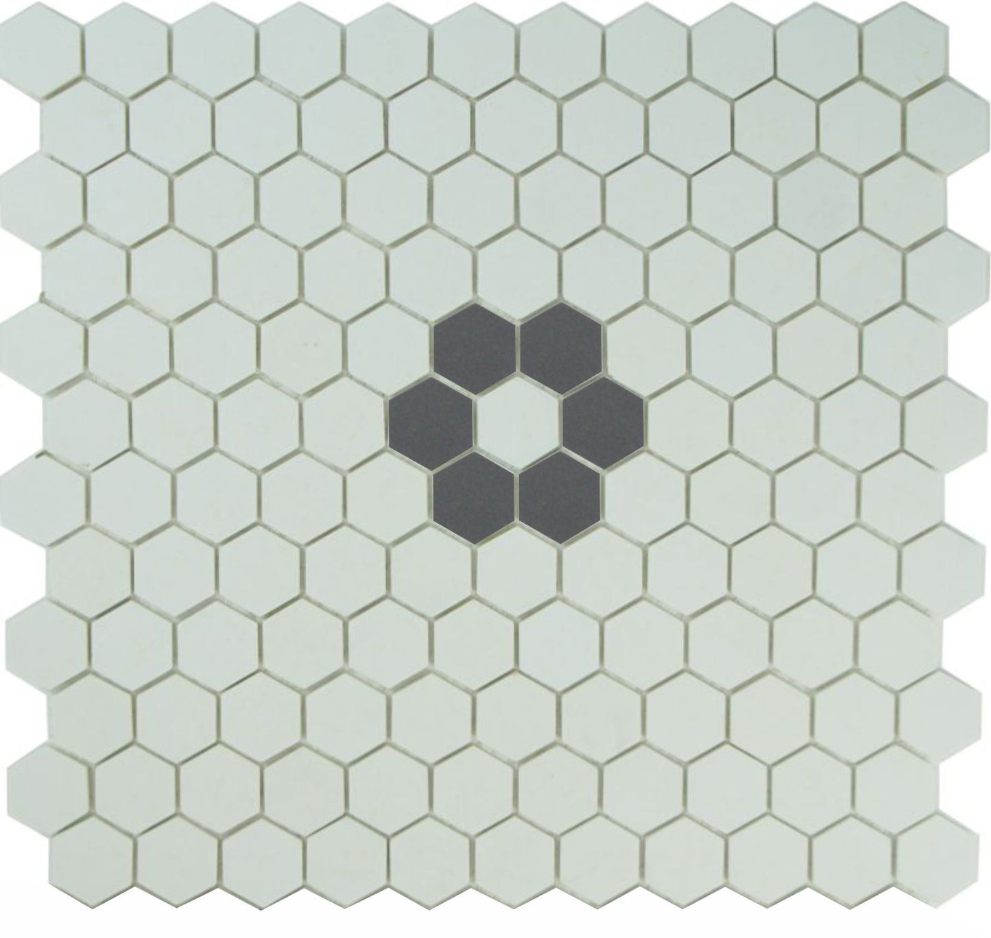 Unglazed Rosette | Pinnacle Hexagon Pattern 1