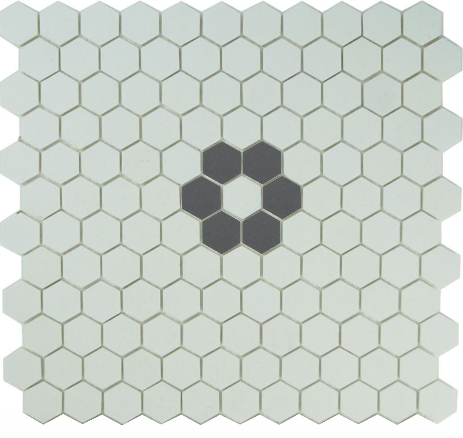 Unglazed Rosette | Pinnacle Hexagon Pattern 1